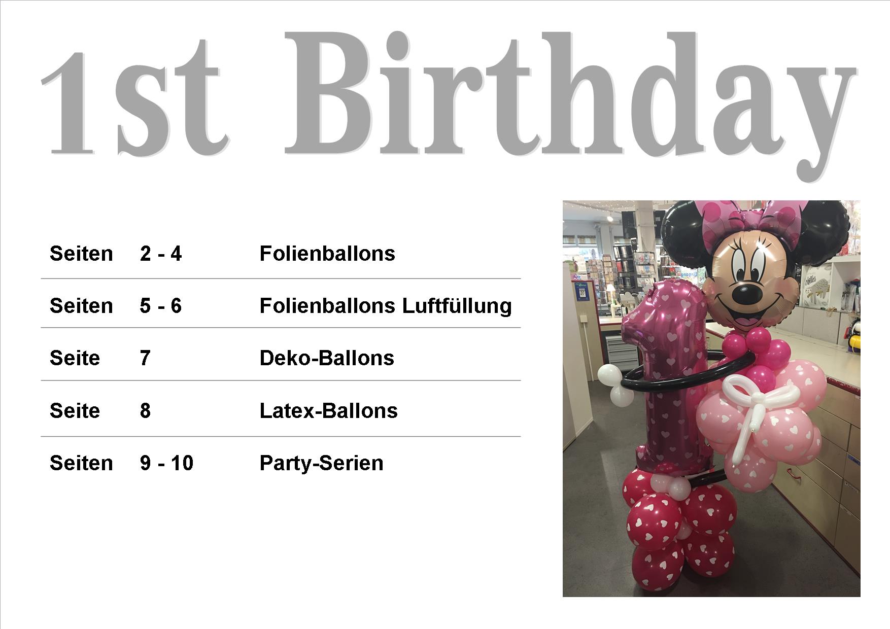 1st Birthday Seite 1