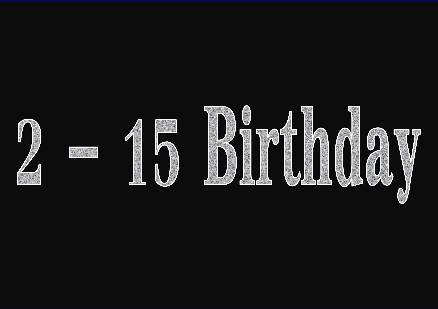Titel 2-15 birthday