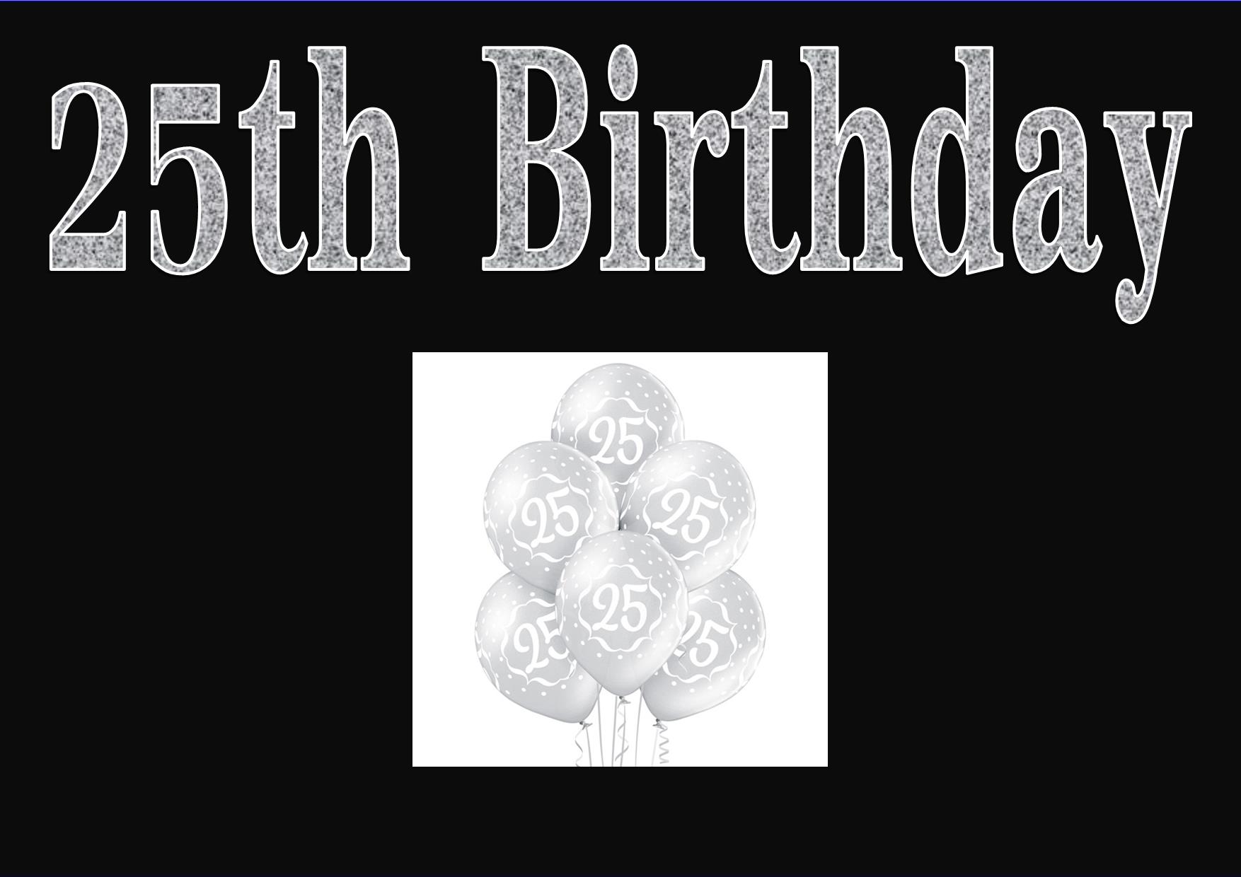 Titel 25th birthday