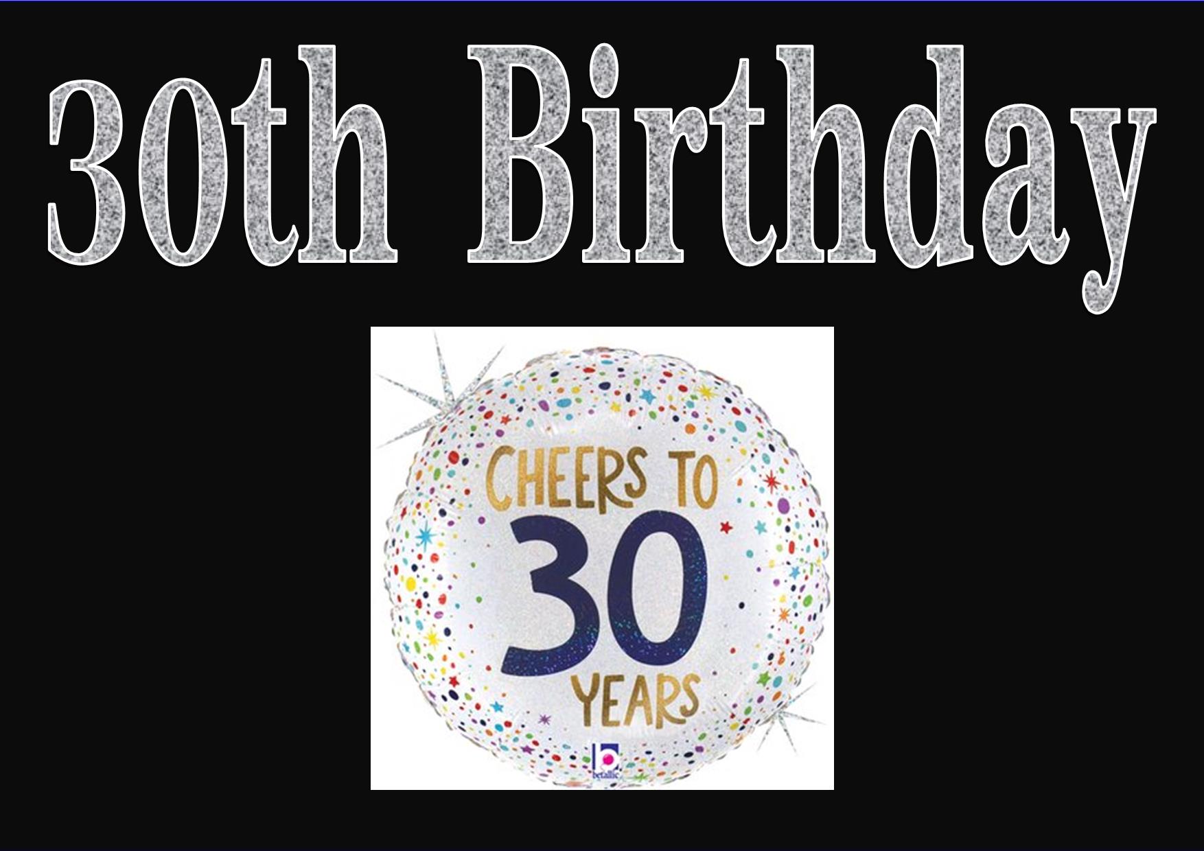 Titel 30th birthday