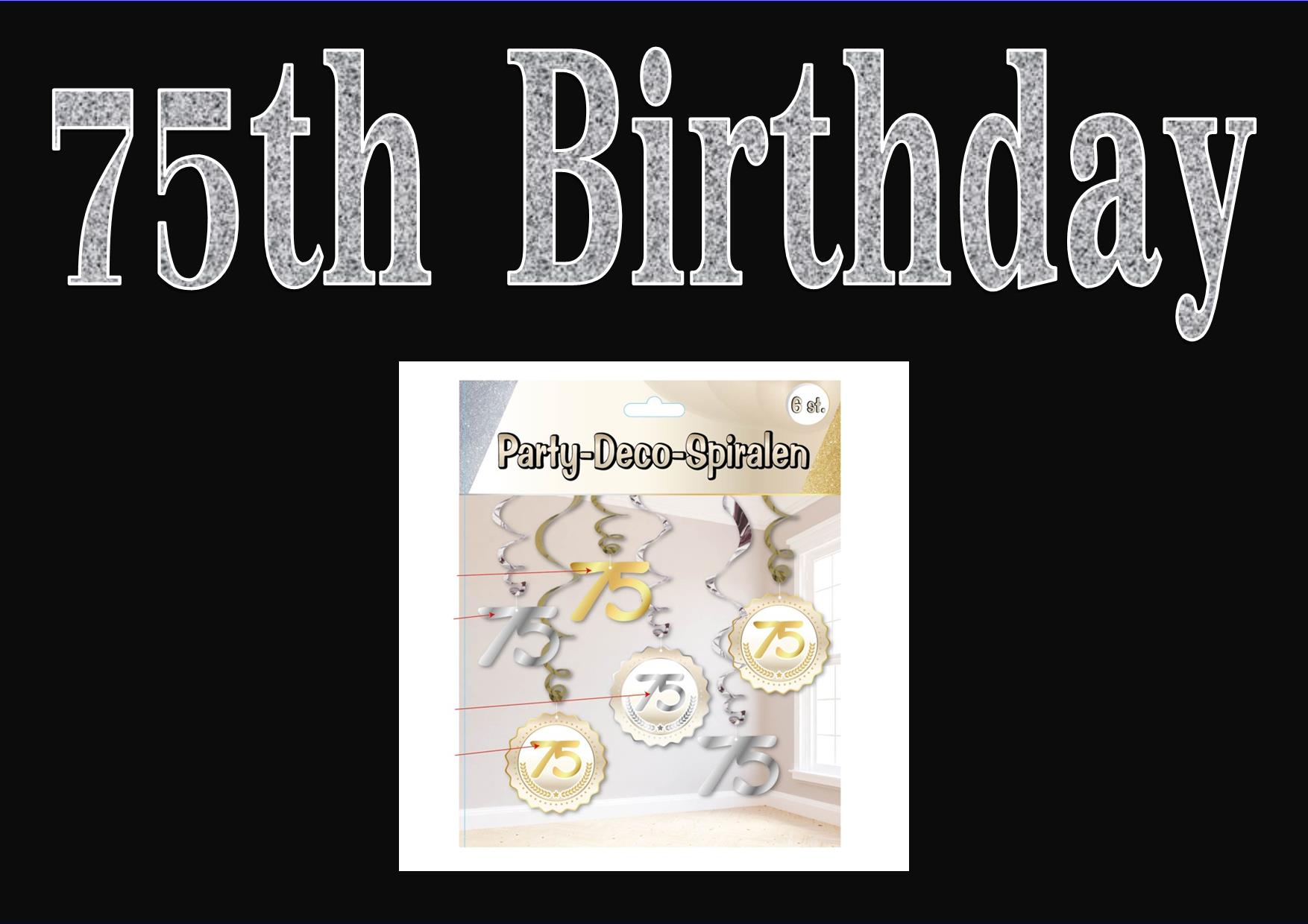 Titel 75th birthday