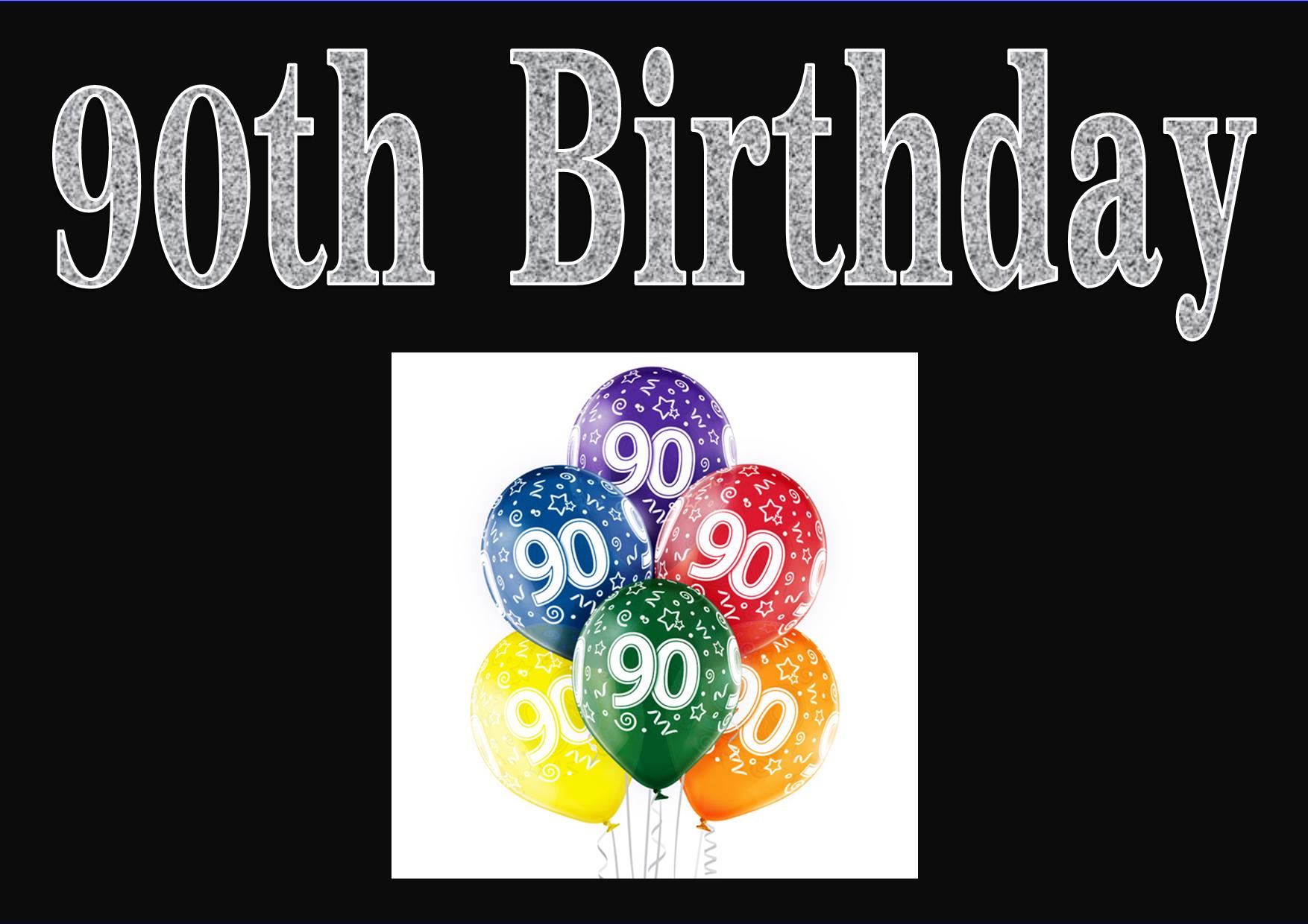Titel 90th birthday