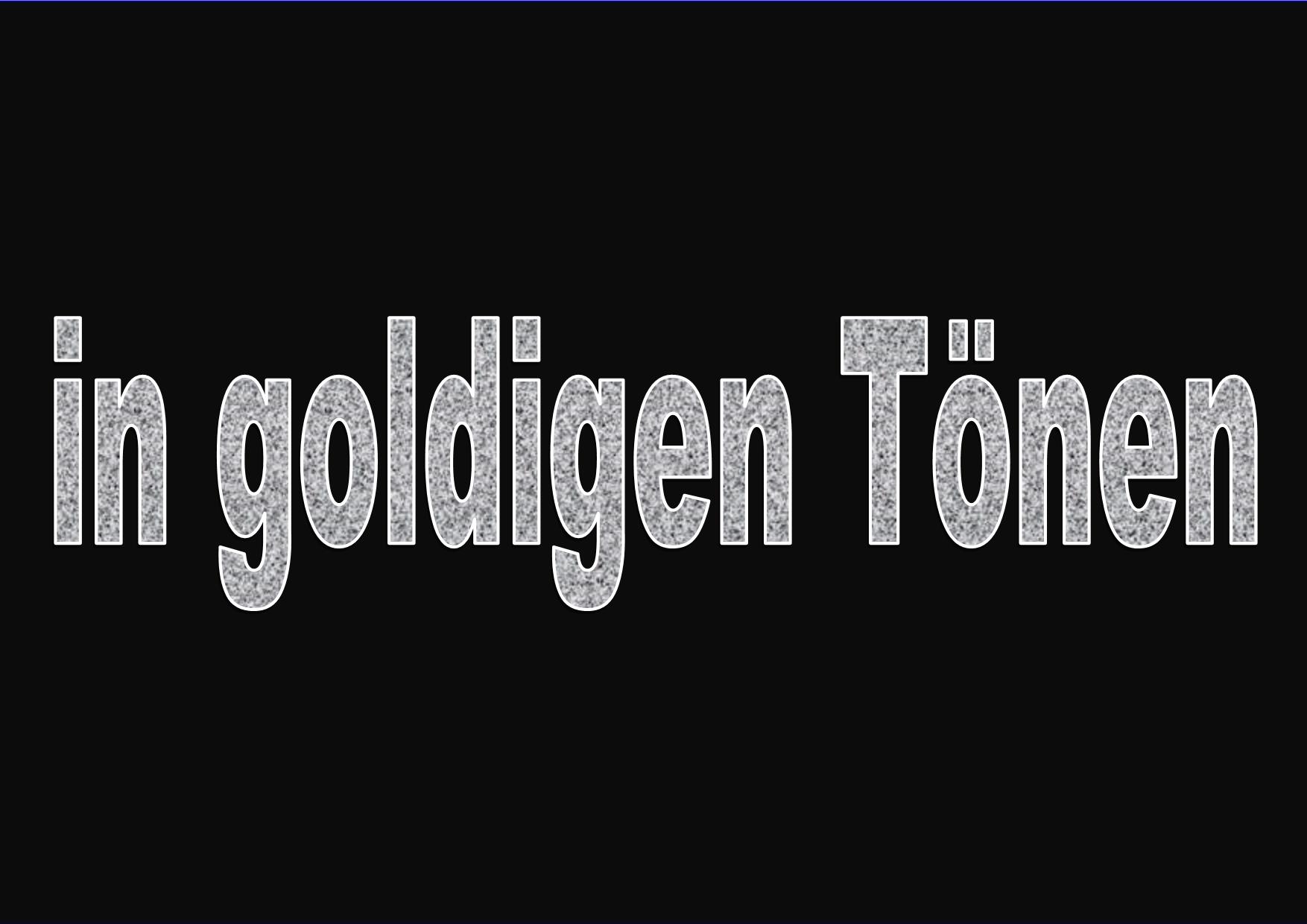 Titel Geburtstag in goldigen tönen