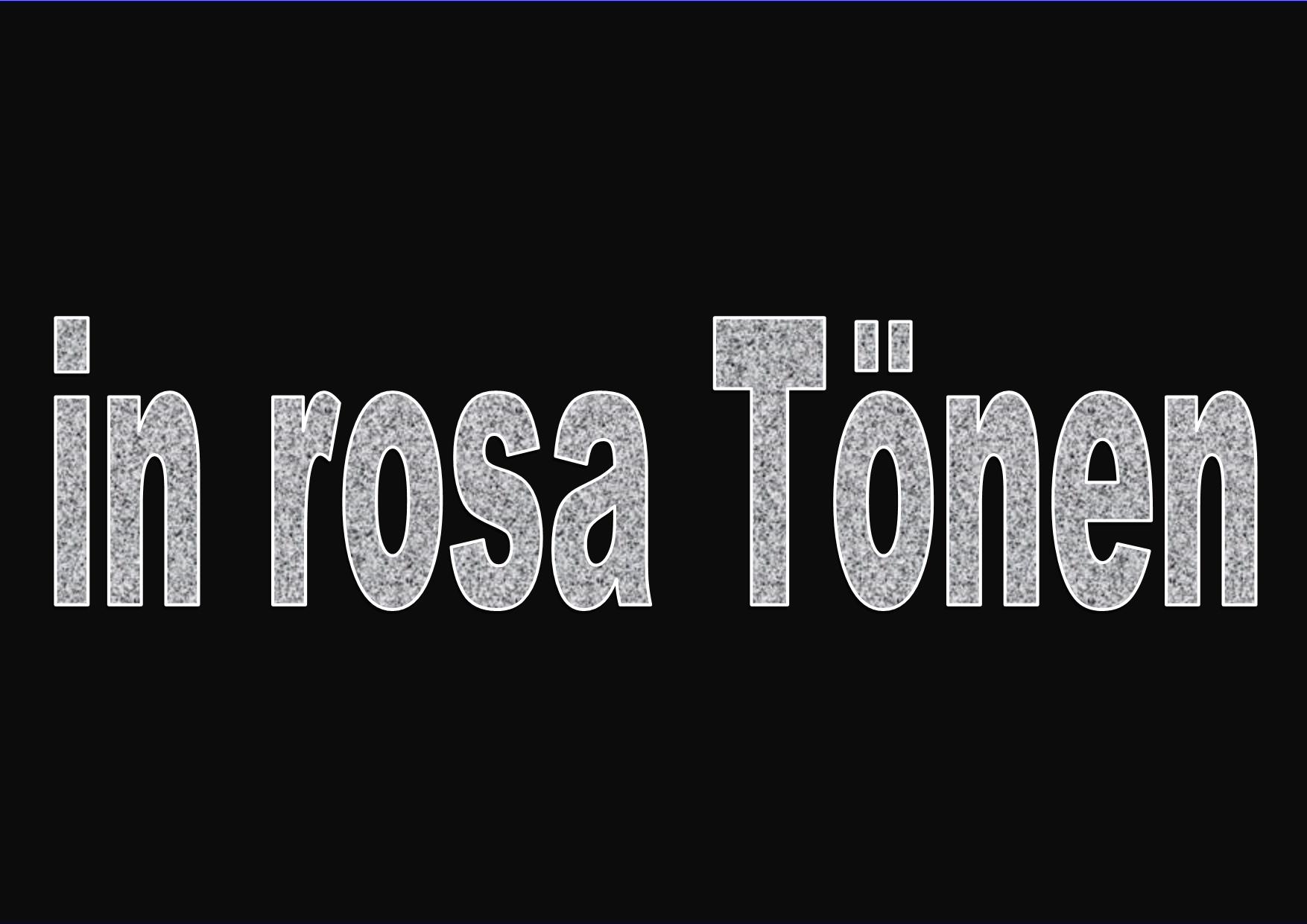 Titel Geburtstag in rosa Tönen
