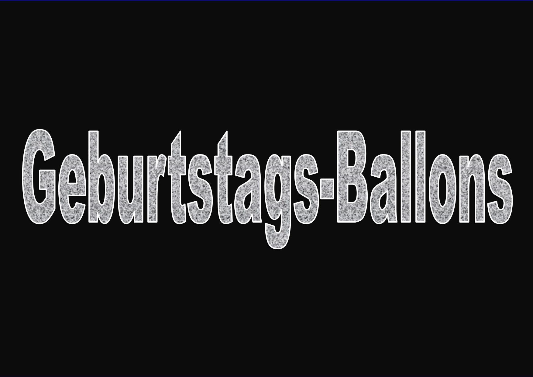Titel Geburtstag-Ballons